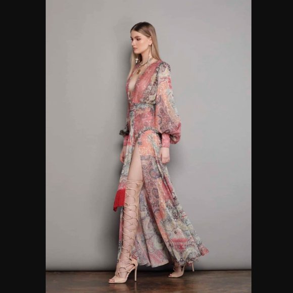 NWT Free People x Bronx & Banco Farah Maxi Dress - Picture 4 of 14